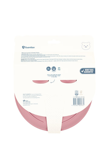 Guardian Silicone Suction Plate (Dusty Berry Red)