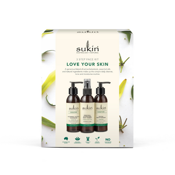 Sukin 3 step Face Kit 3 Pack