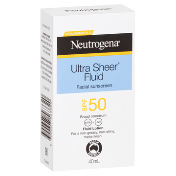 Neutrogena® Ultra Sheer Face Fluid SPF50 40mL
