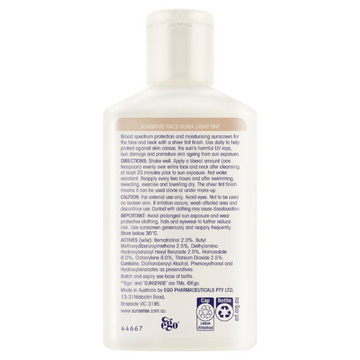 Ego Sunsense Face Ultra Light Tint SPF50+ 100mL