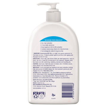 Ego Sunsense Performance SPF50+ 500mL