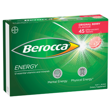 Berocca Energy Original Berry Flavour 45 Tablets