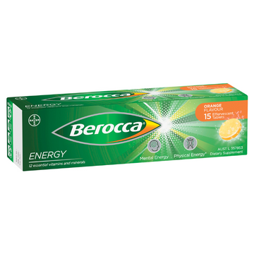 Berocca Energy Orange Flavour 15 Tablets