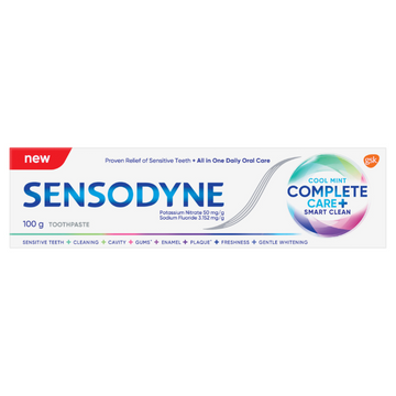 Sensodyne Cool Mint Complete Care + Smart Clean Toothpaste 100g