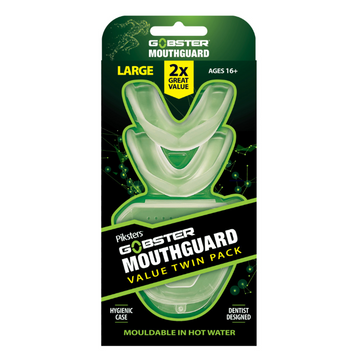Piksters® Gobster Mouthguard (with case) Large 2 Pack
