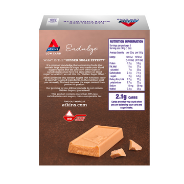 Atkins Endulge Cara White Chocolate 5 Pack
