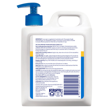 Cancer Council Ultra Sunscreen SPF 50+ 1L