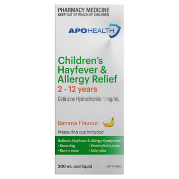 APO HEALTH Children's Hayfever Allergy Relief Syrup 200mL