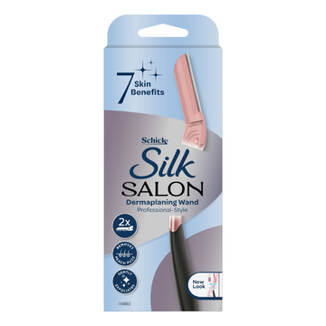 Schick Silk Salon Dermaplaning Wand Kit +2