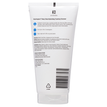 Neutrogena® Deep Clean Hydrating Foaming Cleanser 150g