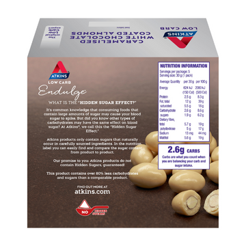 Atkins Low Carb Caramelised White Chocolate Bar 5 Pack