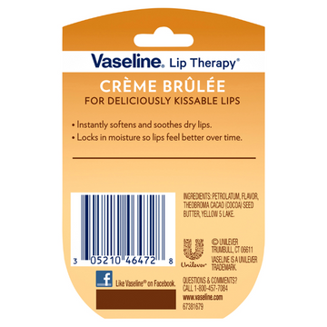Vaseline Lip Therapy Crème Brulee Tub 7g