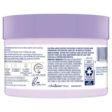 Dove Exfoliating Body Polish Crushed Lavender & Coconut Milk 298g