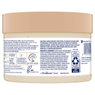 Dove Exfoliating Body Polish Colloidal Oatmeal & Calendula Oil 298g