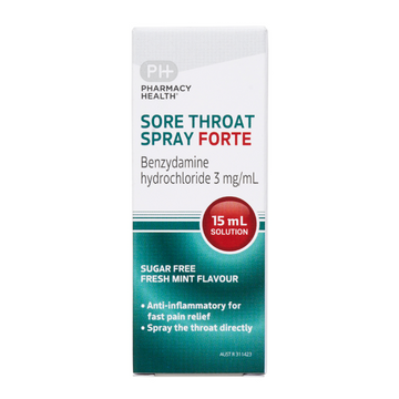 PHARMACY HEALTH Sore Throat Spray Forte Anti-Inflammatory 15mL
