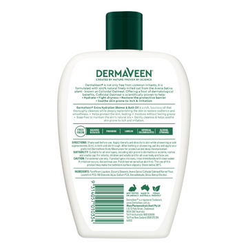 DermaVeen Shower and Bath Oil 500mL