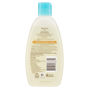 Aveeno Baby Daily Moisture Wash & Shampoo 236mL