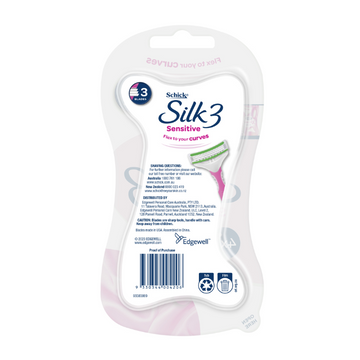 Schick Silk 3 Sensitive Disposables 4 Pack