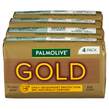 Palmolive Gold Bar Soap 4 x 90g