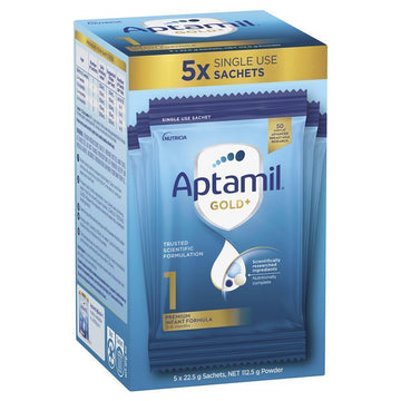 Aptamil Gold+ Stage 2 Baby Follow-On Formula 6-12 Months 4 Pack