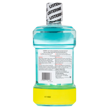 Listerine Zero Alcohol Antibacterial Mouthwash 1L + 500mL