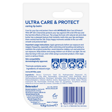 NIVEA 24h Melt-In Moisture Ultra Care & Protect SPF30 4.8g