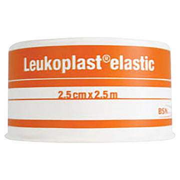 Leukoplast 01071-00 Elastic Rubber Tapes 2.5cm x 2.5m 1