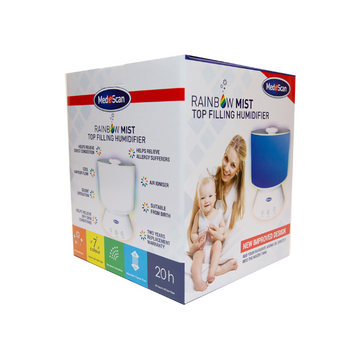 MEDESCAN Rainbow Mist Top Filling Humidifier 1 Each