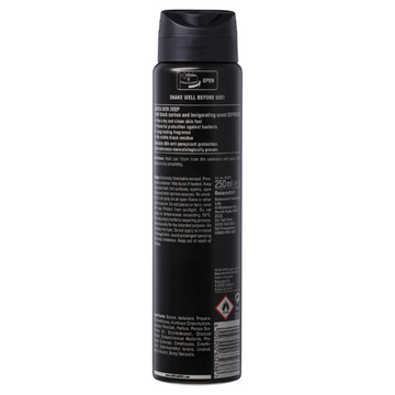 NIVEA Men Deep Black Carbon Espresso Anti-Perspirant 250mL