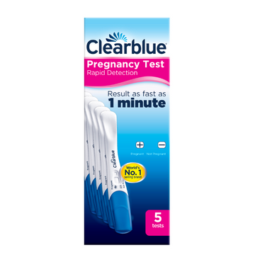 Clearblue Pregnancy Test Rapid Detection 5 Pack