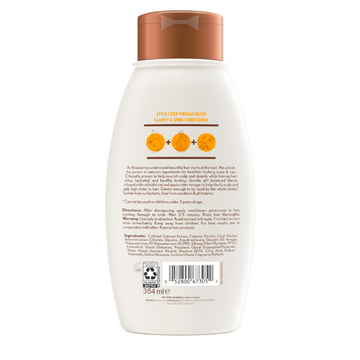 Aveeno Apple Cider Vinegar Blend Clarifying Conditioner for Oily & Dull Hair 354mL