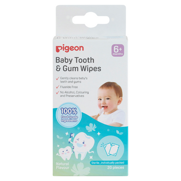 Pigeon Baby Tooth & Gum Wipes 20 Pack