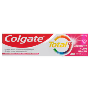 Colgate Total 12 Sensitivity + Gum Health Toothpaste 115g