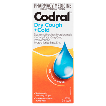 CODRAL® Dry Cough + Cold 200mL