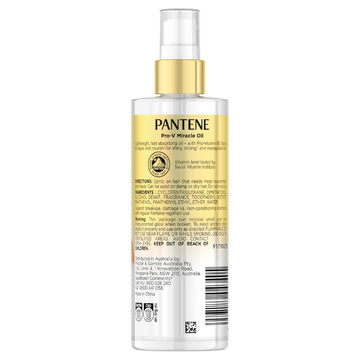 Pantene Pro-V Miracle Leave On Hair Oil Treatment: Repair & Nourish for Dry, Damaged Hair 90mL