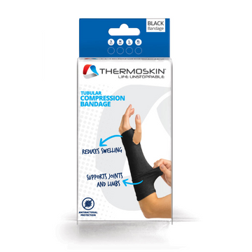 Thermoskin Tubular Compression Bandage Large Black 1 Each