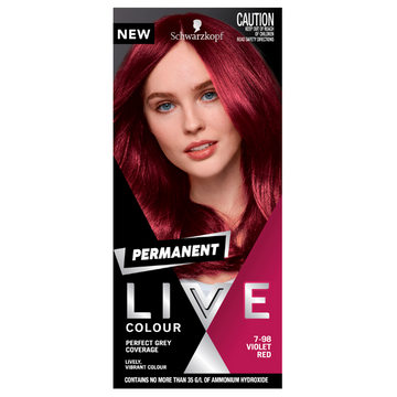 Schwarzkopf LIVE Colour Permanent 7.98 Violet Red 1 Pack