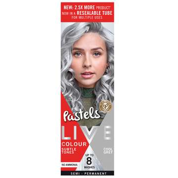 Schwarzkopf LIVE Colour Pastels Cool Grey 75mL