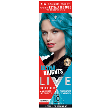 Schwarzkopf LIVE Colour Ultra Brights Turquoise Temptation 75mL