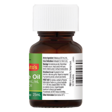 Bosisto's Tea Tree Oil 25mL