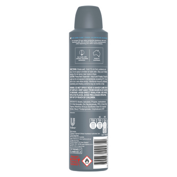 Dove Men Deo Clean Comfort Zero Aluminium 250mL