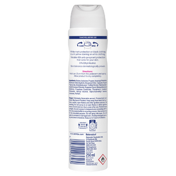 NIVEA Black & White Invisible Clear Anti-Perspirant 250mL