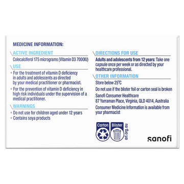 Ostelin Specialist Range Vitamin D 7000IU - 24 capsules