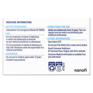 Ostelin Specialist Range Vitamin D 7000IU - 48 capsules