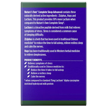 Nature's Own Complete Sleep Advanced 30 tablets