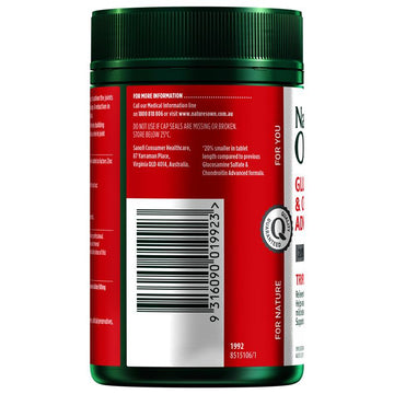 Nature's Own Glucosamine Sulfate & Chondroitin Advanced 180 tablets