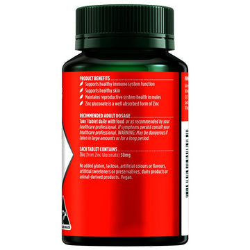 Nature's Own High Strength Zinc 30mg - 120 tablets