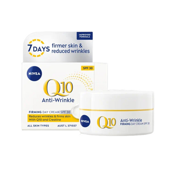 Nivea Q10 Power Anti-Age Anti-Wrinkle + Firming Day Cream Moisturiser Spf30 50Ml