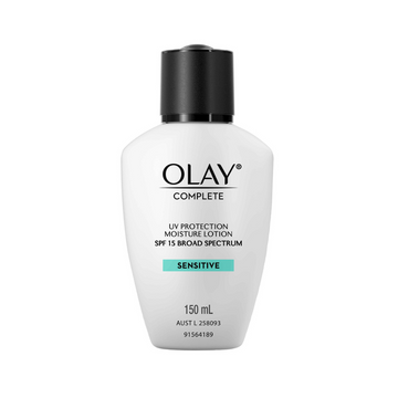 Olay Complete UV Protect Moisturiser Lotion Sensitive Skin SPF15 150mL