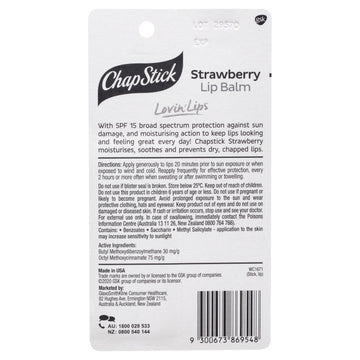 Chapstick Lip Balm Stwbrry